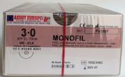 Suture Chirurgiche MONOFIL ( EP 2 ) 3/0 AGO CILINDRICO  1/2 - 22 mm ( cod. FV389F )