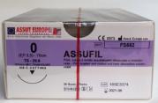 Suture Chirurgiche ASSUFIL ( EP 3,5 ) 0 AGO TRIANGOLARE 3/8 - 29,9 mm ( cod. FS552  )- ASSUT EUROPE