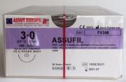 Suture Chirurgiche ASSUFIL ( EP 2 )  3/0 AGO CILINDRICO 1/2 - 25,9 mm ( cod. FV386 ) - ASSUT EUROPE