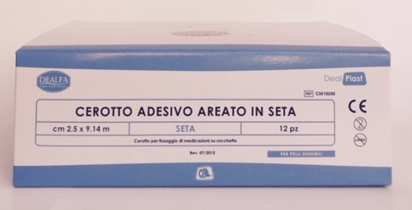 Cerotti in Seta " TOUCHMED " - cm. 2,5 x 9,14 mt. ( 12 pezzi ) - DEALFA