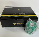 Bende Elastiche Coesive Autoaderenti Colorate yellowBAND " Zampette Verde " - 12 pz. ( cm. 7,5 x mt. 4,5 )