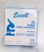 Vetrini Porta Oggetto - Bordi Tagliati - Excell ( 10 Confezioni ) Pezzi 720