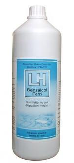 LH BENZALCOL FERRI Disinfettante dispositivi medici - 1 Litro ( 5 PEZZI )