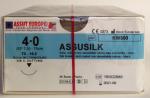 Suture Chirurgiche ASSUSILK ( EP 1,5 ) 4/0 AGO TRIANGOLARE 3/8 - 16,2 mm ( cod. KW500  )- ASSUT EUROPE