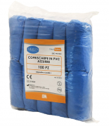 Copriscarpe Monouso Impermeabili in PVC ( 1.000 pezzi ) azzurri - DEALFA