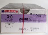 Suture Chirurgiche ASSUFIL ( EP 2 )  3/0 AGO TRIANGOLARE 3/8 - 24,3 mm ( cod. FV533 )