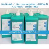 Lifo-Scrub® - 1 Litro ( con erogatore ) - B BRAUN ( 10 Pezzi ) - codice: 18809