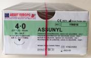 Suture Chirurgiche ASSUNYL ( EP 1,5 ) 4/0 AGO TRIANGOLARE 3/8 - 18,7 mm. ( cod. YW515 ) - ASSUT EUROPE