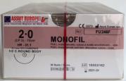 Suture Chirurgiche MONOFIL ( EP 3 ) 2/0 AGO CILINDRICO  1/2 - 31,1 mm ( cod. FU246F ) - ASSUT EUROPE