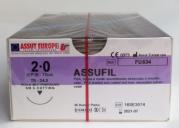 Suture Chirurgiche ASSUFIL ( EP 3 )  2/0 AGO TRIANGOLARE 3/8 - 24,3 mm ( cod. FU534 ) - ASSUT EUROPE