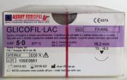 Suture Chirurgiche GLICOFIL - LAC ( EP 1 )  5/0  AGO TRIANGOLARE 3/8 - 16,2 mm. ( cod. FX499L ) - ASSUT EUROPE