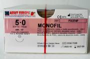 Suture Chirurgiche MONOFIL ( EP 1 ) 5/0 AGO CILINDRICO 1/2  - 17 mm ( cod. FX374F ) - ASSUT EUROPE
