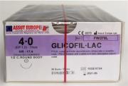 Suture Chirurgiche GLICOFIL - LAC ( EP 1,5 )  4/0 AGO CILINDRICO 1/2 - 17,4 mm. ( cod. FW375L ) - ASSUT EUROPE