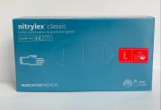 Guanti in Nitrile " nitrylex® classic " - Taglia L ( 10 conf. da 100 pezzi cad. ) - MERCATOR MEDICAL