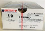 Suture Chirurgiche ASSUMID ( EP 1 )  5/0 AGO TRIANGOLARE 3/8 - 12 mm ( cod. IX503  )- ASSUT EUROPE