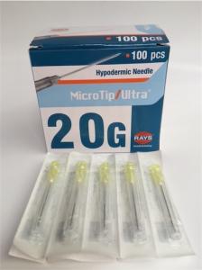 Aghi Ipodermici Microtip/Ultra 20 G ( Gialli ) - ( 1.000 pezzi ) - Rays