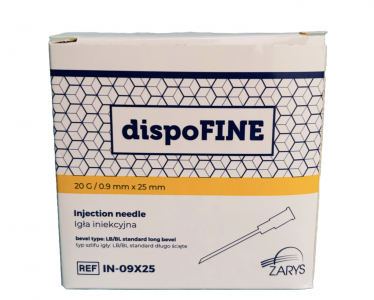 Aghi Ipodermici " dispoFINE " 20 G ( Giallo ) - ZARYS