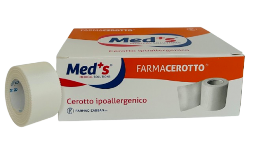Cerotti Ipoallergenico in Seta cm. 2,5 x 9,14 mt. - 12 pz. - MED'S